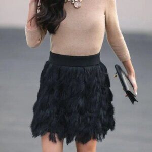NWT BANANA REPUBLIC | Fringe Feather Flapper Skirt | Sz. XS